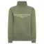 Holland Cooper Sporting Goods Zip Henley Sweatshirt in Sage