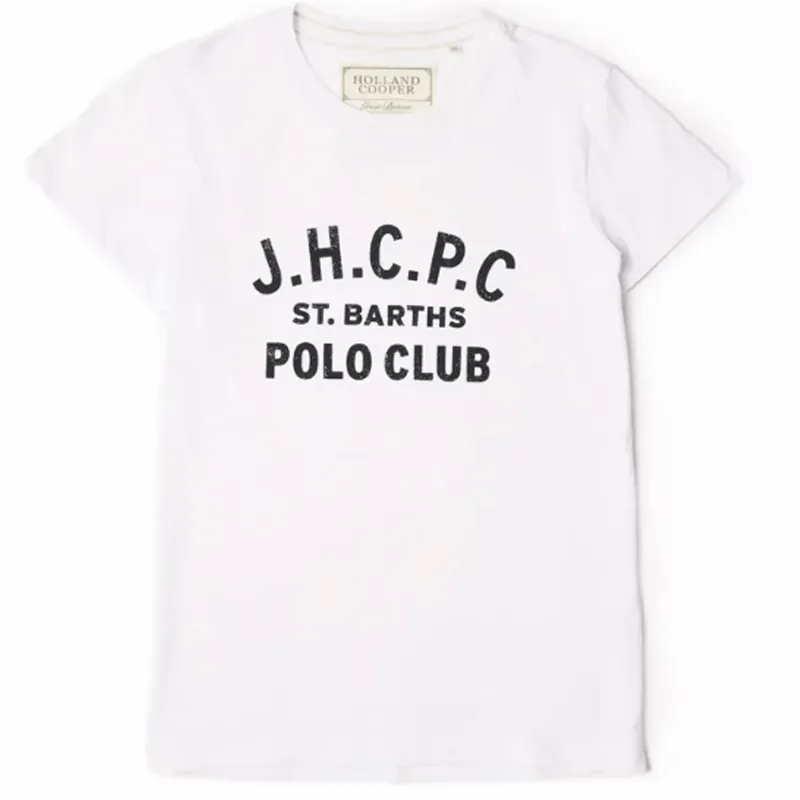 Holland Cooper Polo Club Tee White