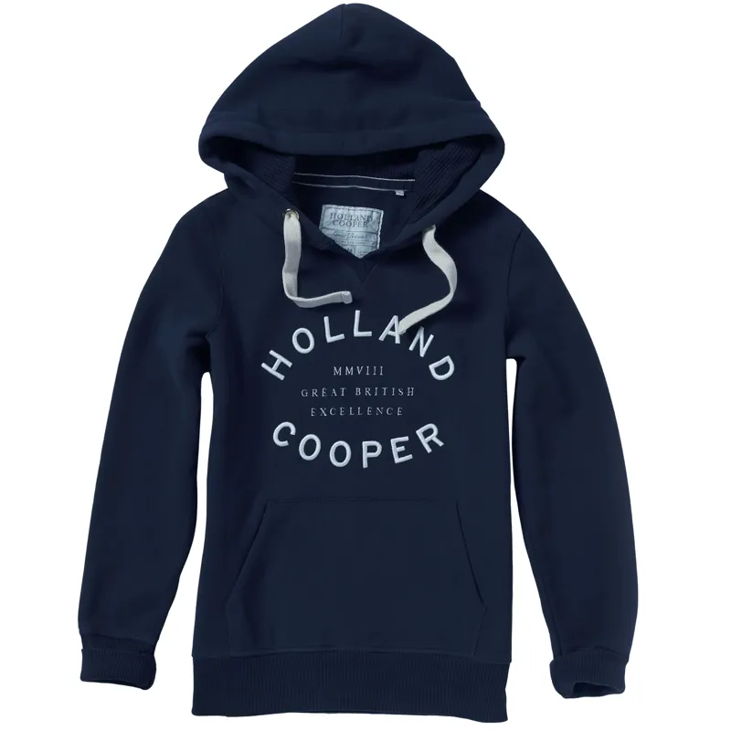 Holland Cooper Varsity Hoodie Ink Navy