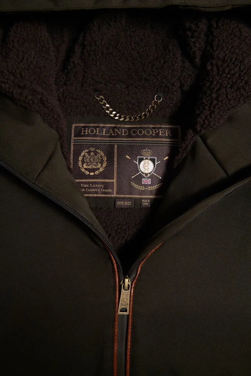 Holland Cooper Waterproof Coat Men's in Khaki-5