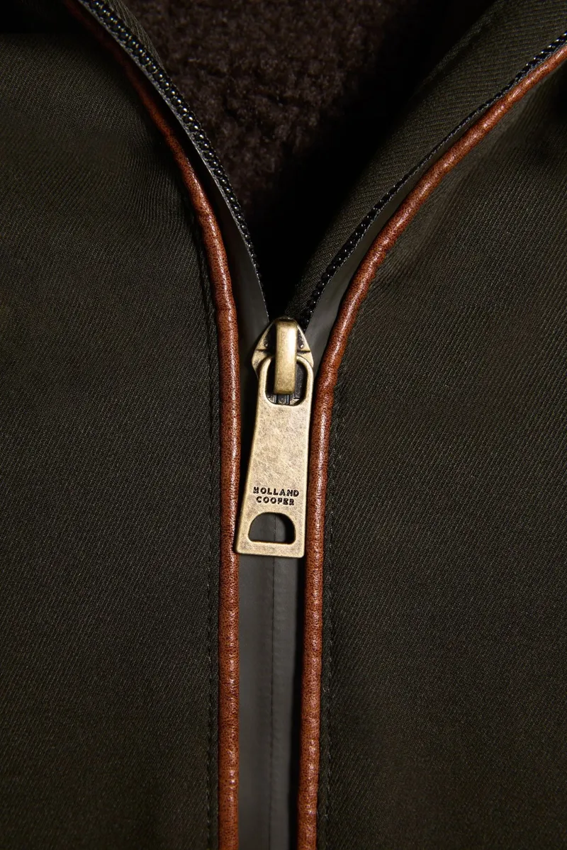 Holland Cooper Waterproof Coat Men's in Khaki-6