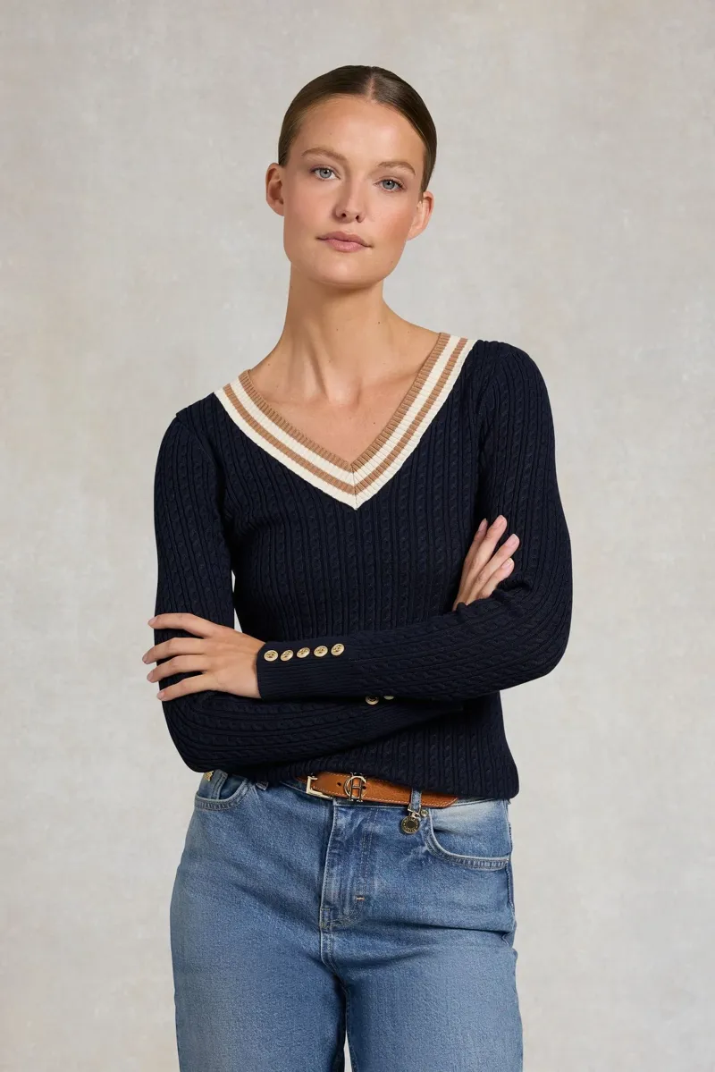Holland Cooper Zoe Knit in Ink Navy-6