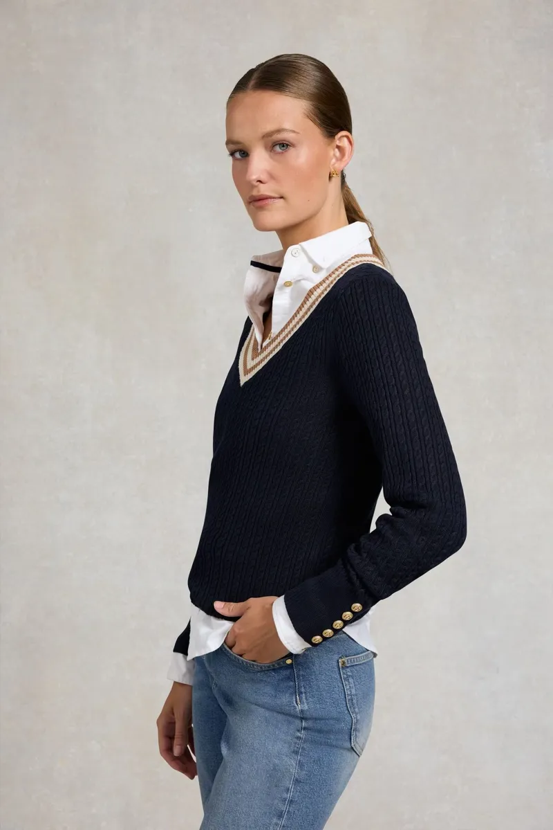 Holland Cooper Zoe Knit in Ink Navy-7