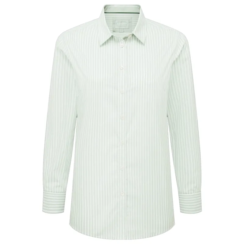 Schoffel Holme Ladies Striped Shirt Aqua Sage