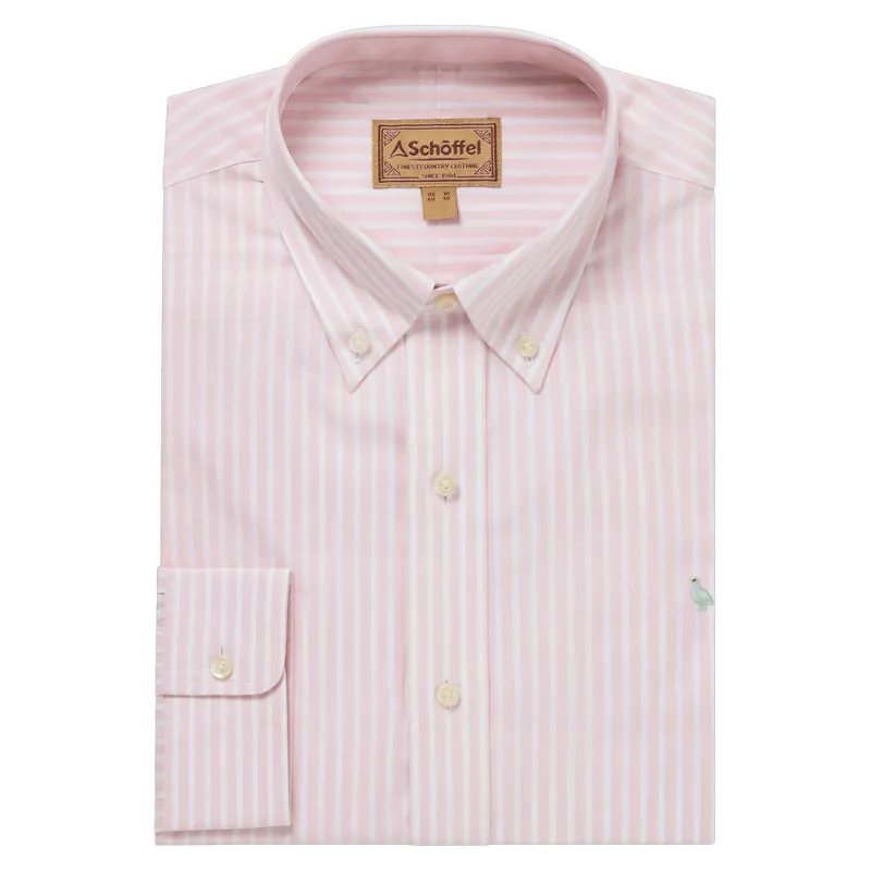 Schoffel Holme Striped Shirt Mauve Blush