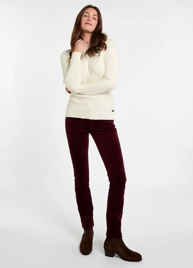 Dubarry Honeysuckle Jeans in Raisin-1