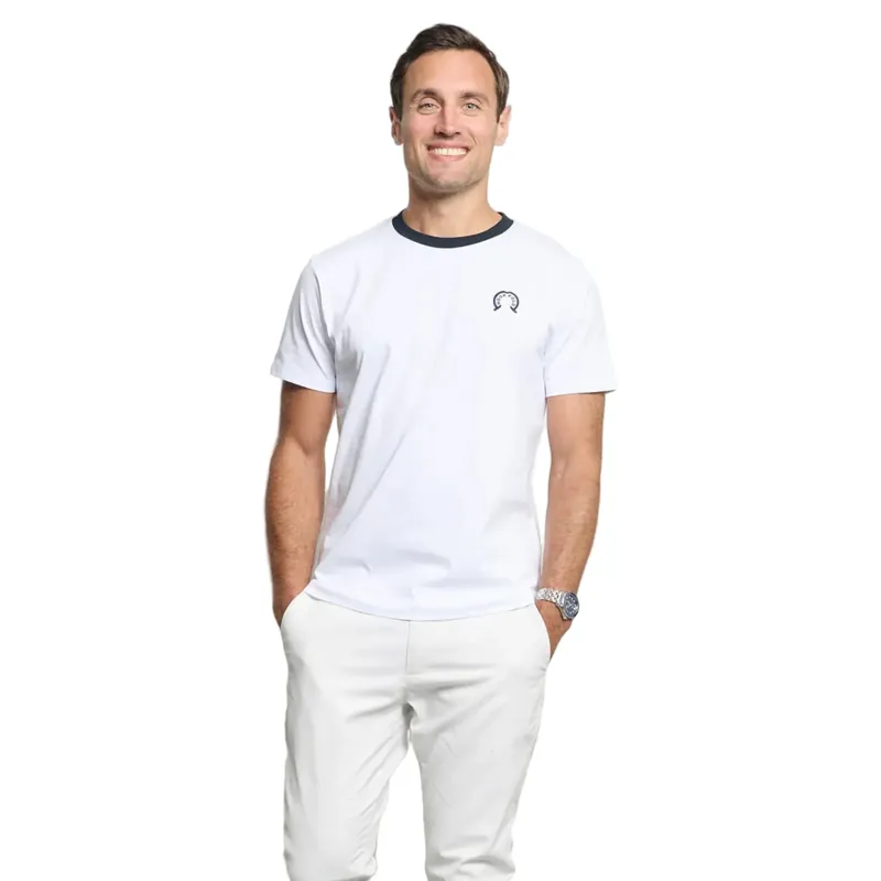 Hook Polo Classic Fit Heritage T-Shirt White