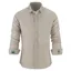 Hook Polo Men's Linen Shirt Khaki