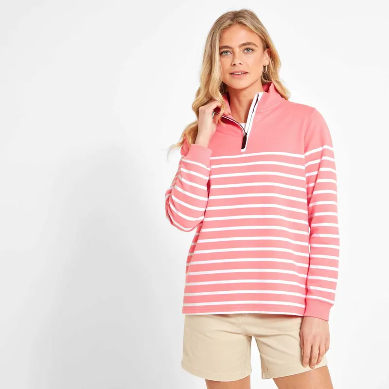 Schoffel Hope Cove Sweatshirt Flamingo-1