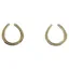 Reeves and Reeves Horseshoe Stud Earrings in Gold