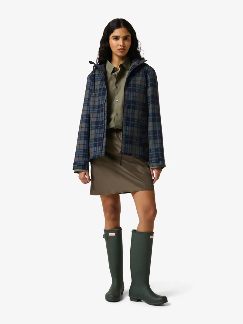 Hunter Originals Womens Waterproof Tartan Jacket-1