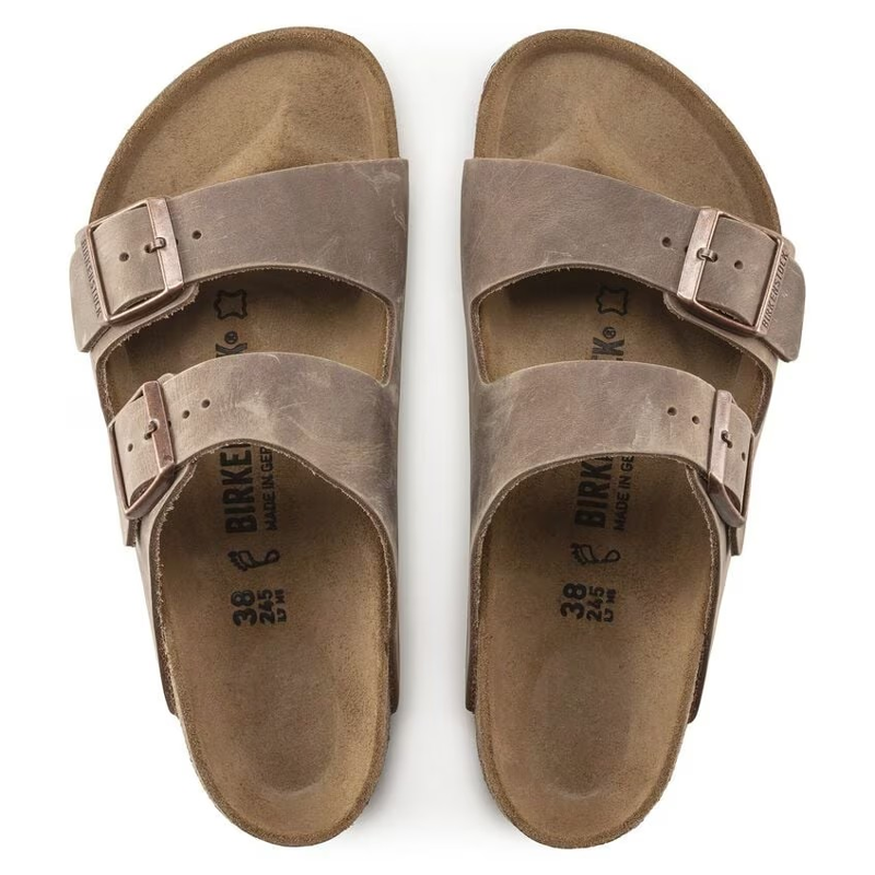 Birkenstock Arizona Natural Oiled Leather Tabacco Brown-3