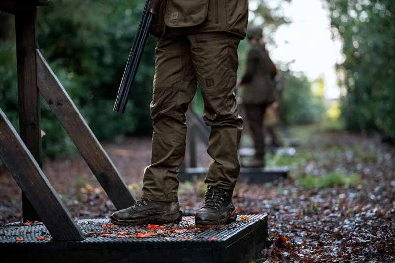 Harkila Fjell Trousers in Willow Green/Shadow Brown-7