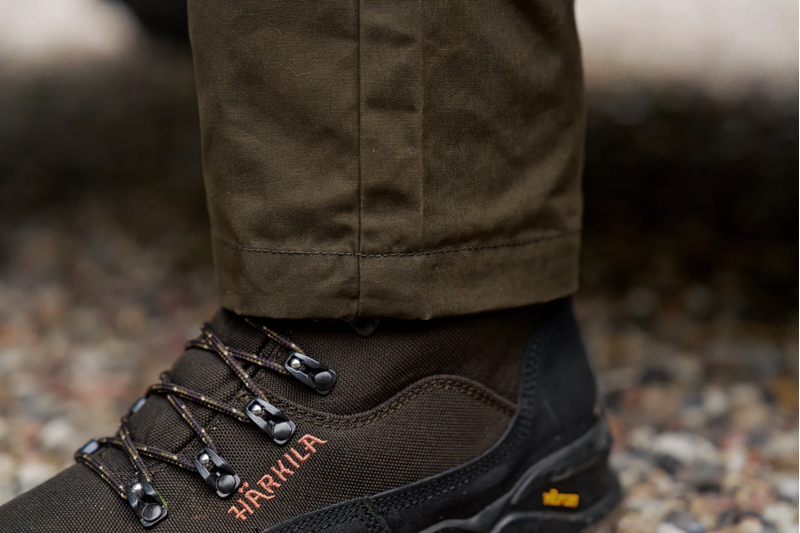 Harkila Fjell Trousers in Willow Green/Shadow Brown-5