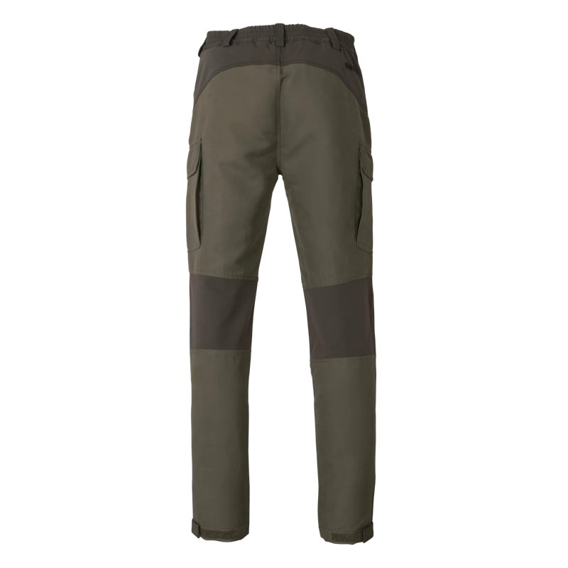 Harkila Hill Trousers in Black Olive/Forest Night-1