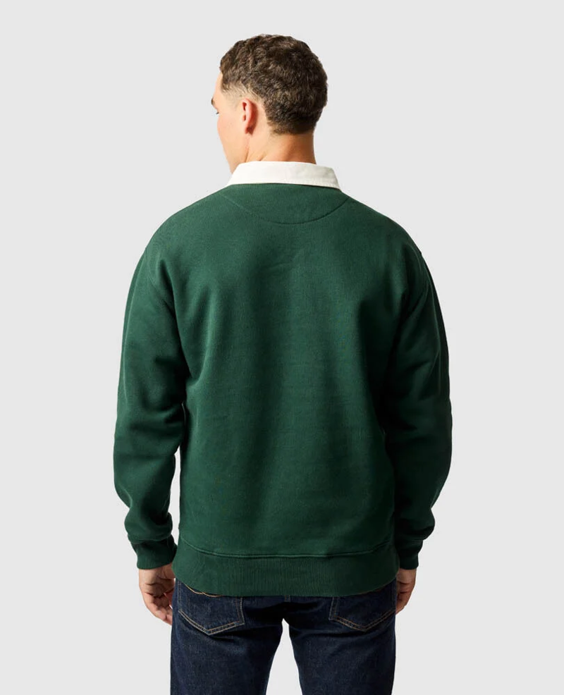 Rodd and Gunn Otago Sweatshirt in Forest-2