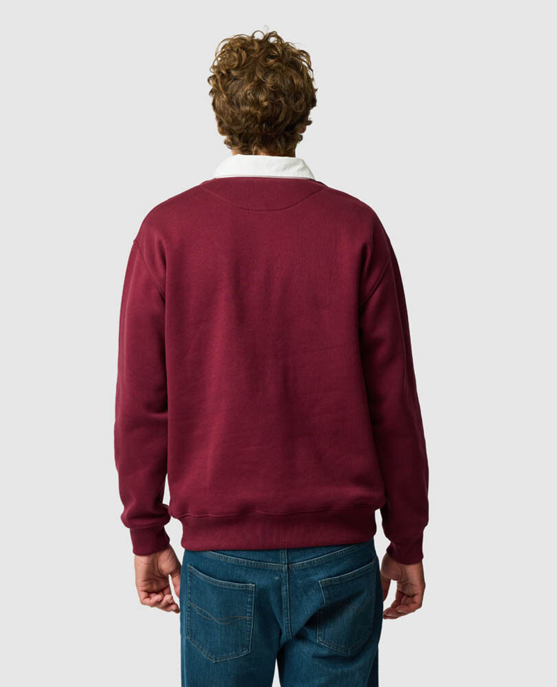 Rodd and Gunn Otago Sweatshirt in Oxblood-3