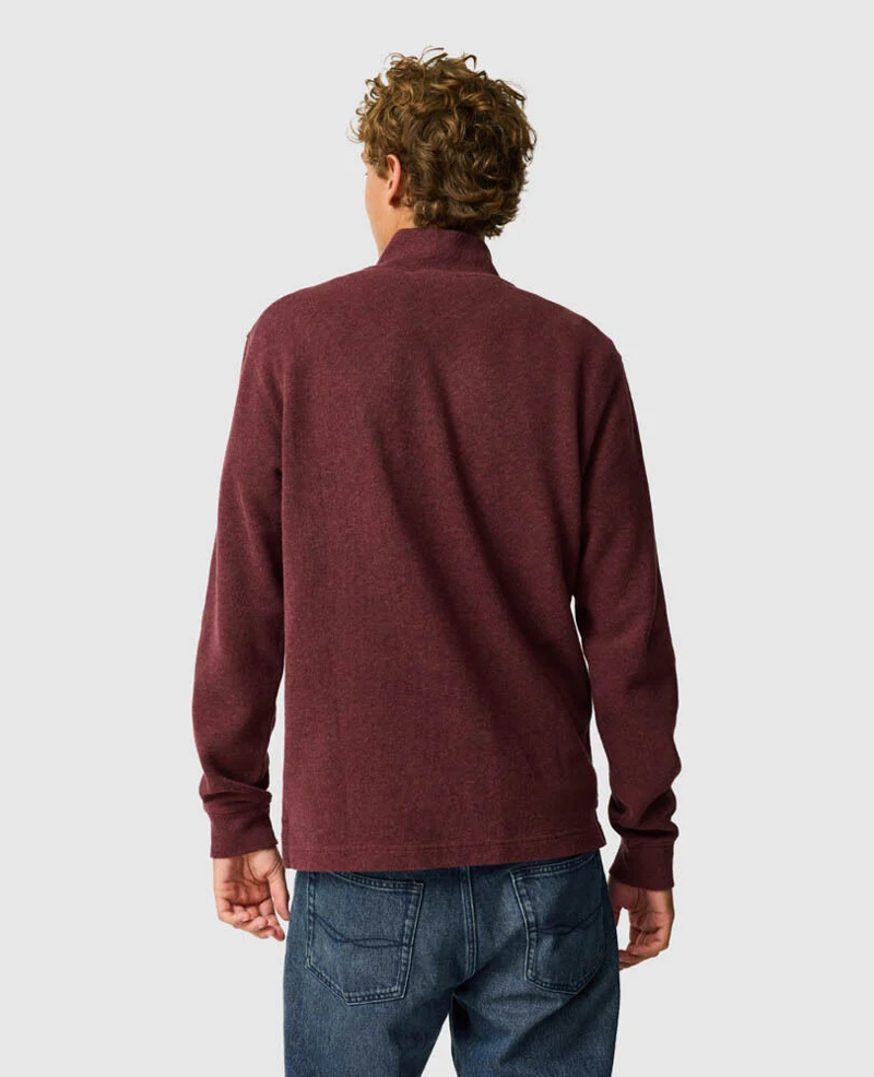 Rodd and Gunn Alton Avenue Sweat in Rust-3