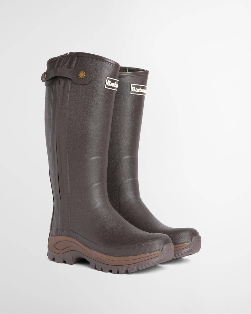 Barbour Teesdale Tall Welly in Brown-1