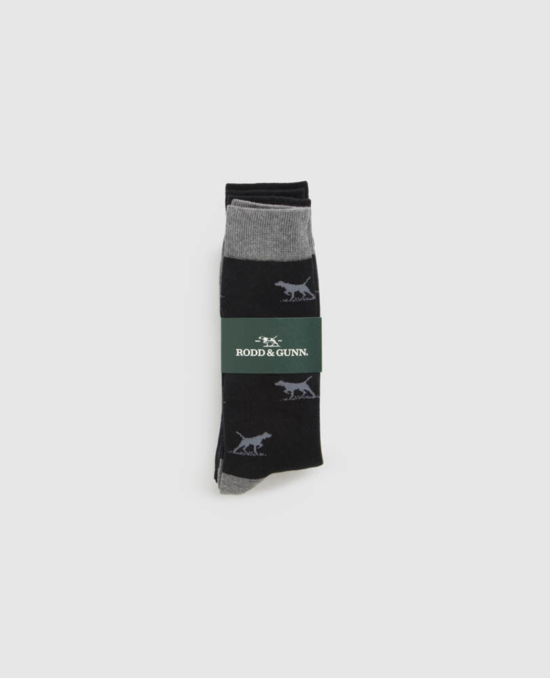 Rodd and Gunn Dogs-A-Plenty 3 Pack Socks-1