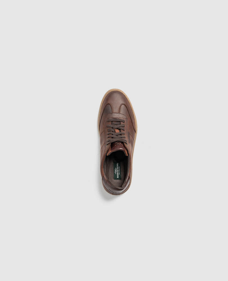 Rodd and Gunn Treble Sneaker in Redwood-6