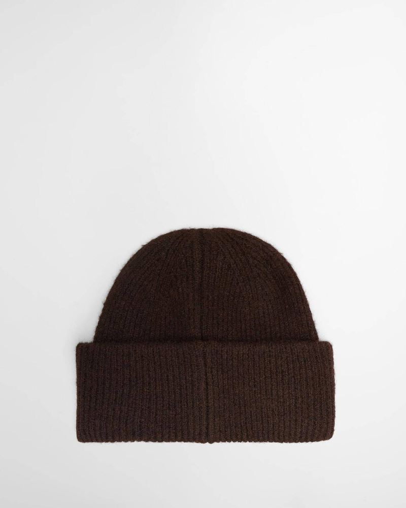 Barbour Enid Knitted Beanie Hat in Rustic-1