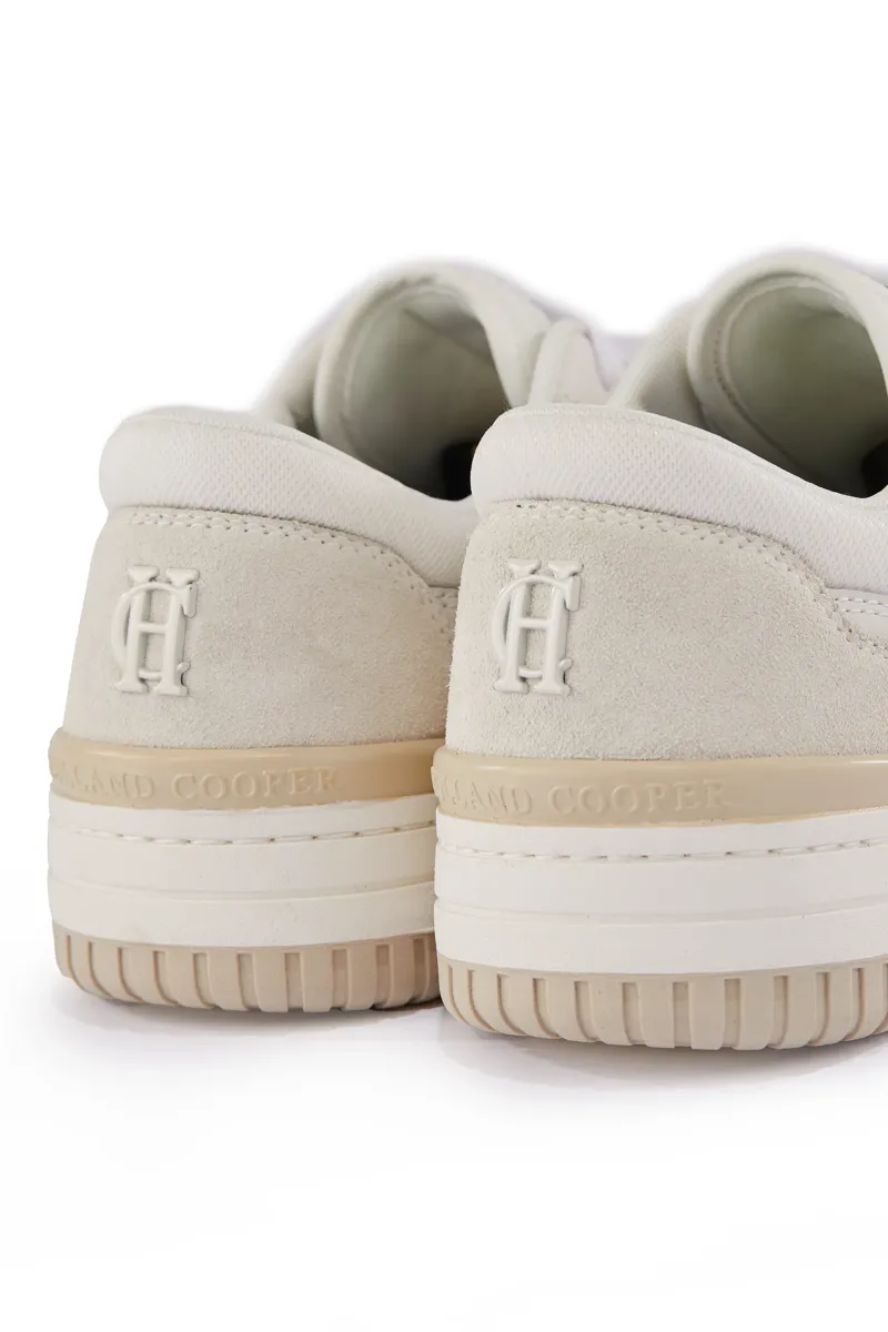 Holland Cooper Retro Trainers Off White-1