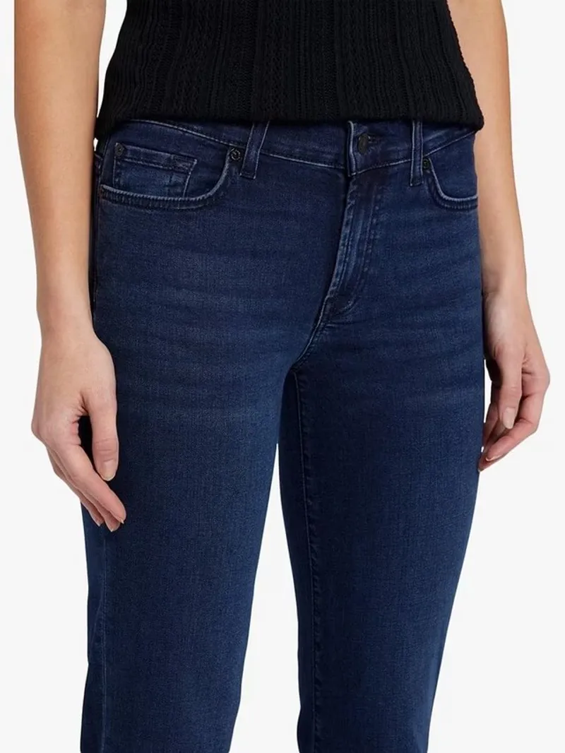 7 For All Mankind Roxanne Bair Park Avenue Dark Blue Jeans-5