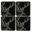 Just Slate Stag Coasters x 4