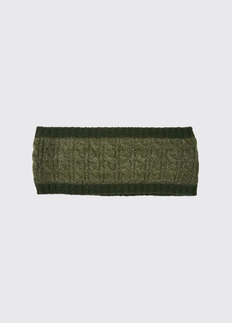 Dubarry Walton Knitted Headband Olive-4