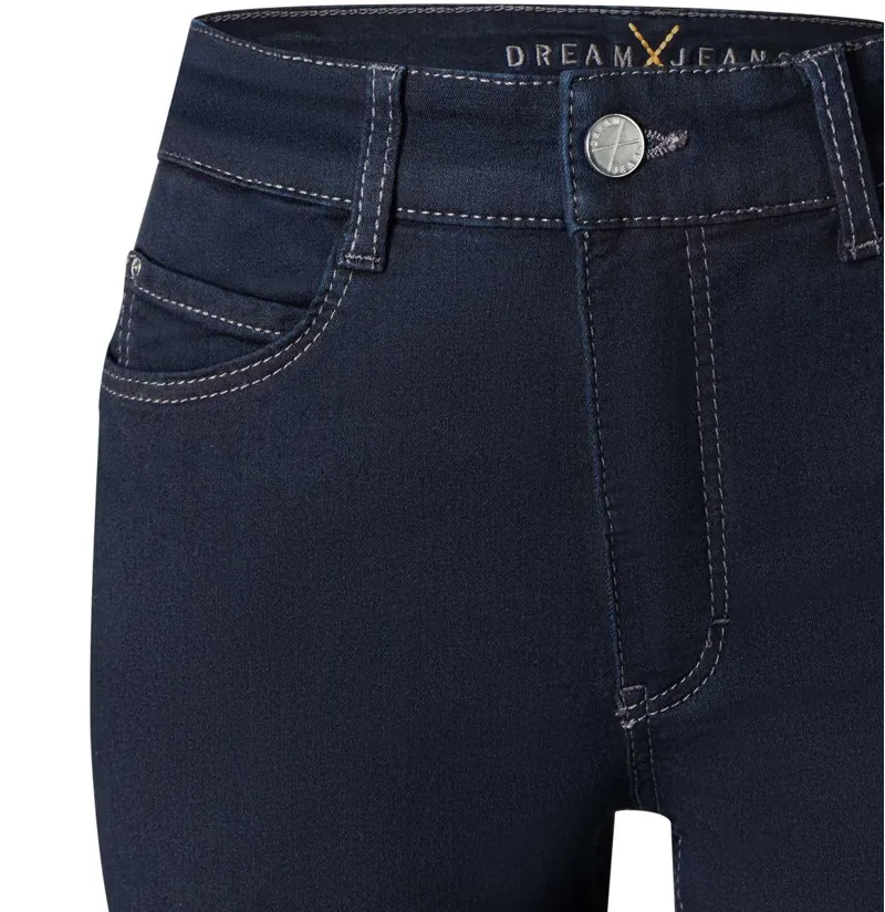 Mac Jeans Ladies Dream Straight Fit Jeans Dark Rinsewash-5
