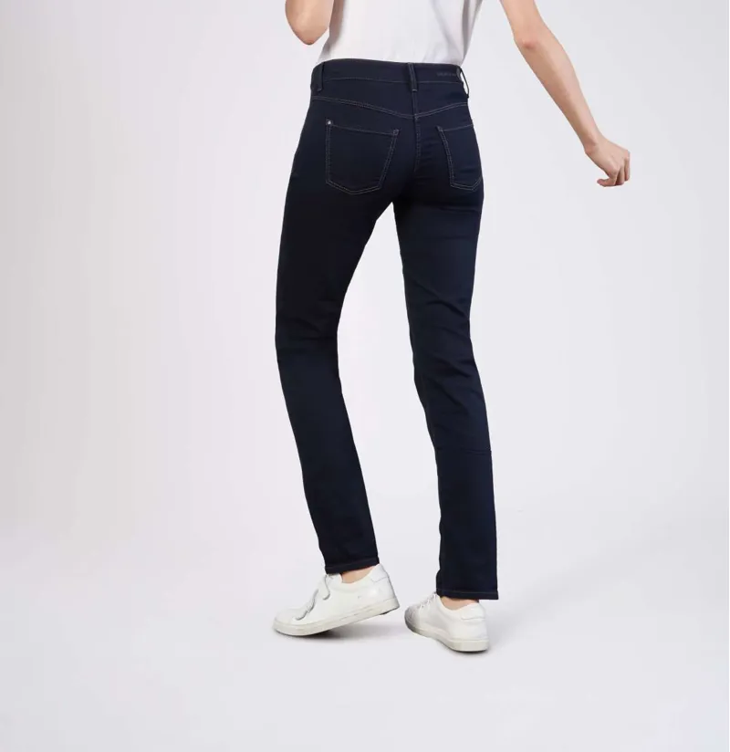 Mac Jeans Ladies Dream Straight Fit Jeans Dark Rinsewash-4
