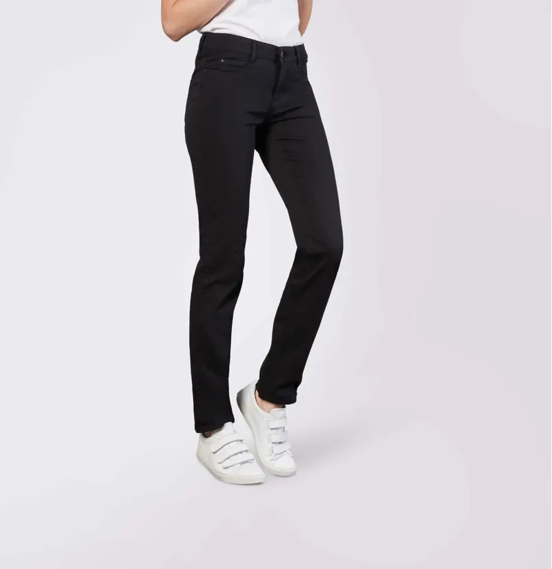 Mac Jeans Ladies Dream Straight Fit Jeans Black-Black-4