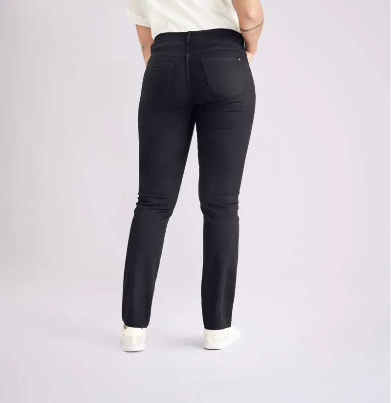 Mac Jeans Ladies Dream Straight Fit Jeans Black-Black-1