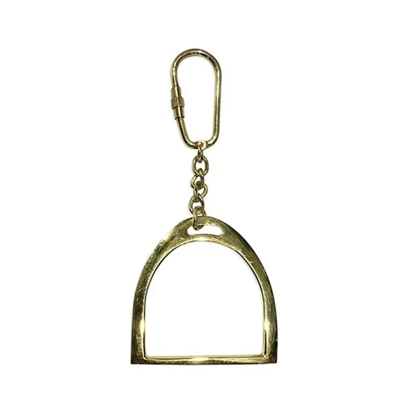 Culinary Concepts Large Stirrup Key Ring Gold Finish