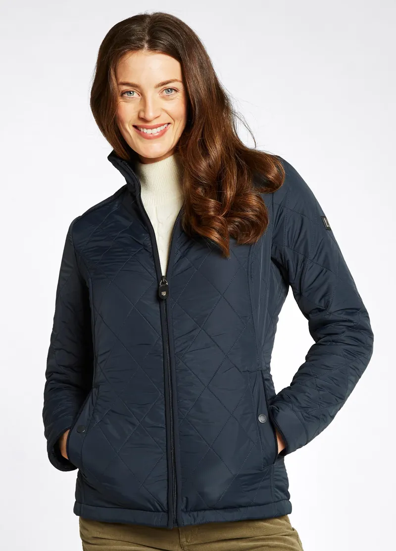Dubarry Glenfarne Quilted Jacket Navy-1