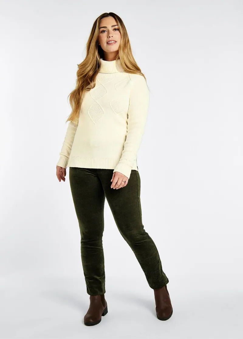 Dubarry Honeysuckle Jeans Olive-4
