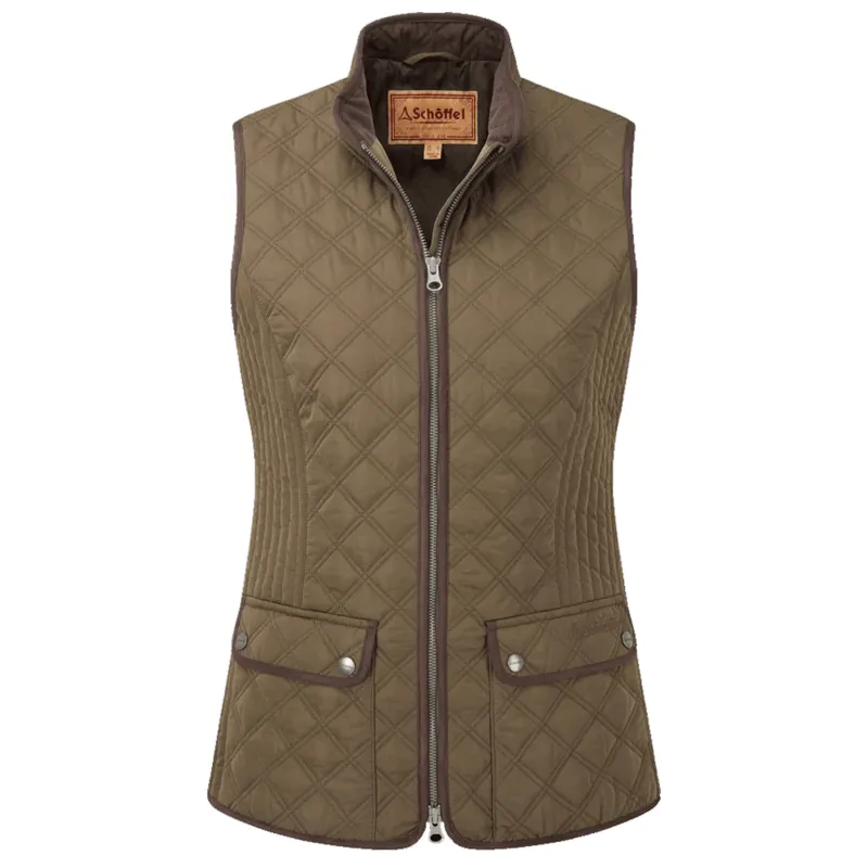 Schoffel Ladies Quilt Gilet Olive