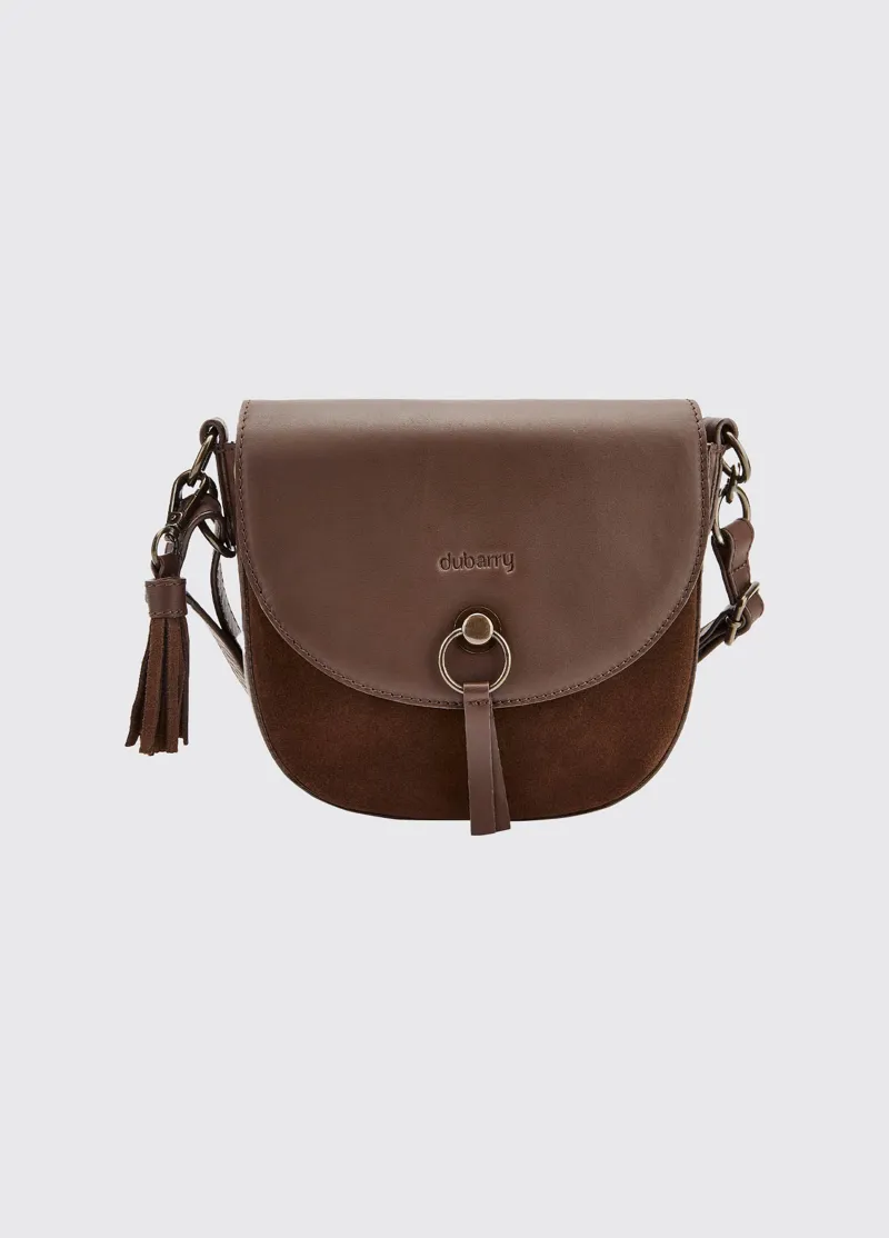Dubarry Crossgar Cross Body Saddle Bag Cigar