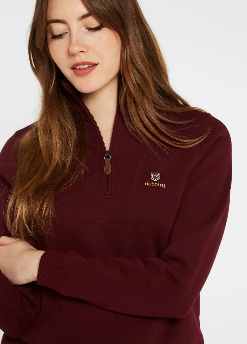 Dubarry Castlemartyr Sweatshirt Oxblood-4