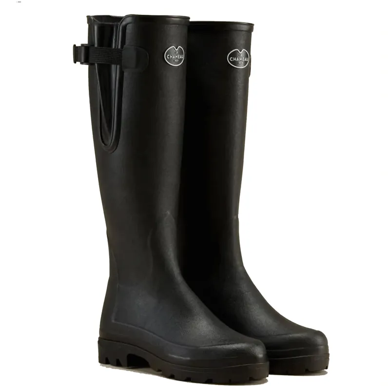Le Chameau Vierzonord Neoprene Lined Ladies Boot Noir