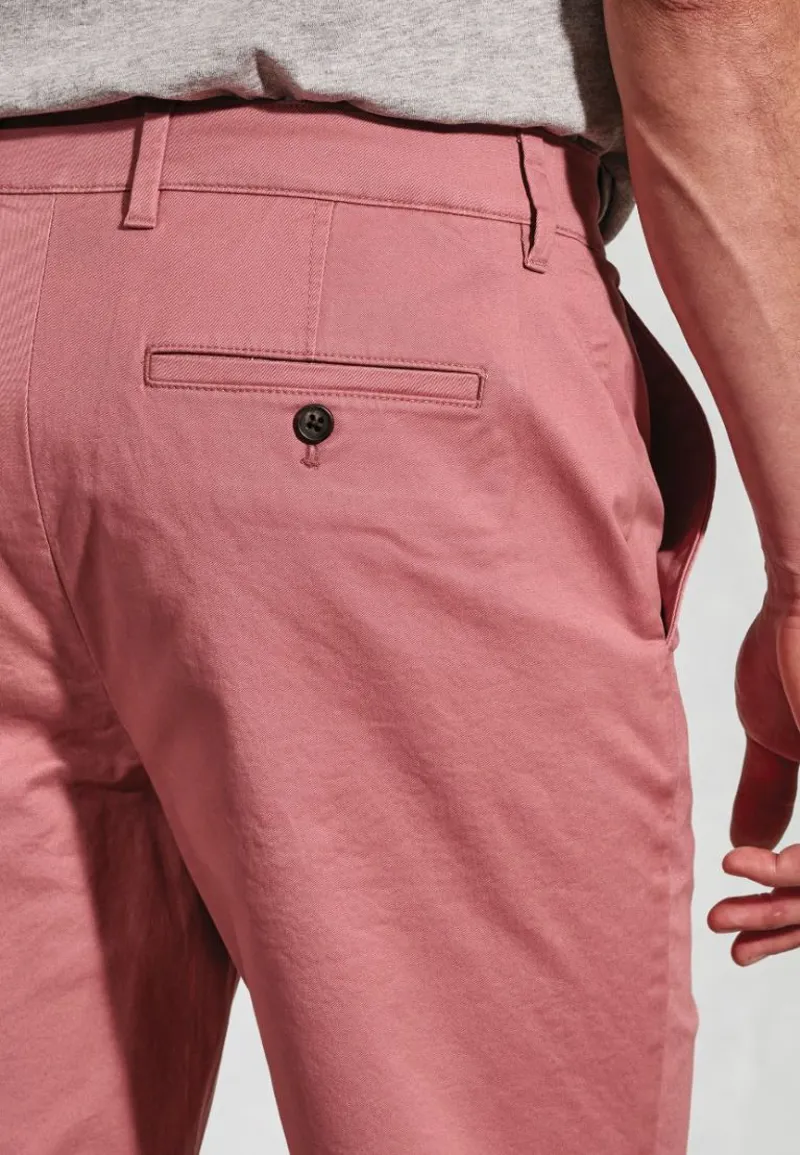 Brook Taverner Leo Rose Stretch Cotton Chino Shorts-2