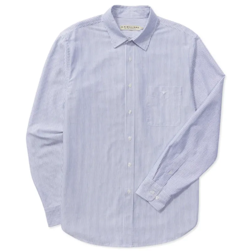 RM Williams Regular Shirt Blue White