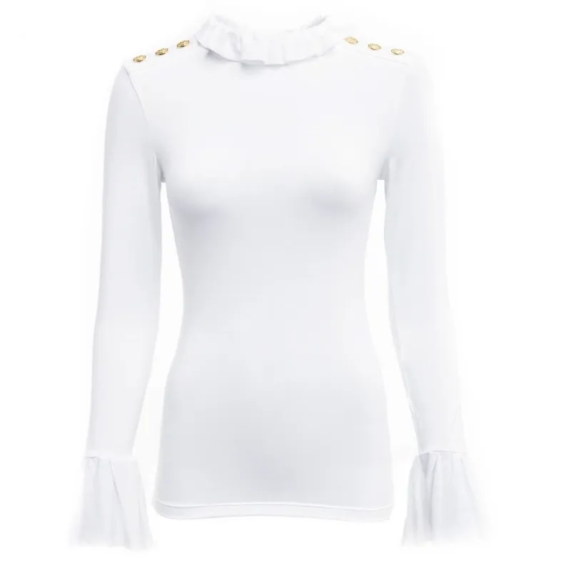 Holland Cooper Lilibet Jersey Tee White