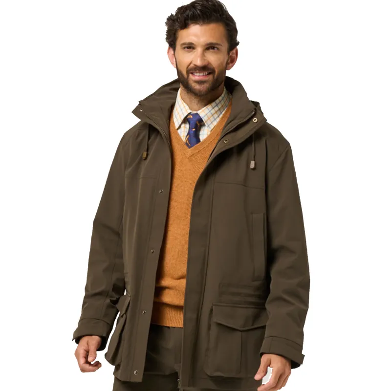Alan Paine Lockwood Coat Olive-1
