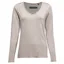 Holland Cooper Long Sleeve Vee Neck Tee Oatmeal