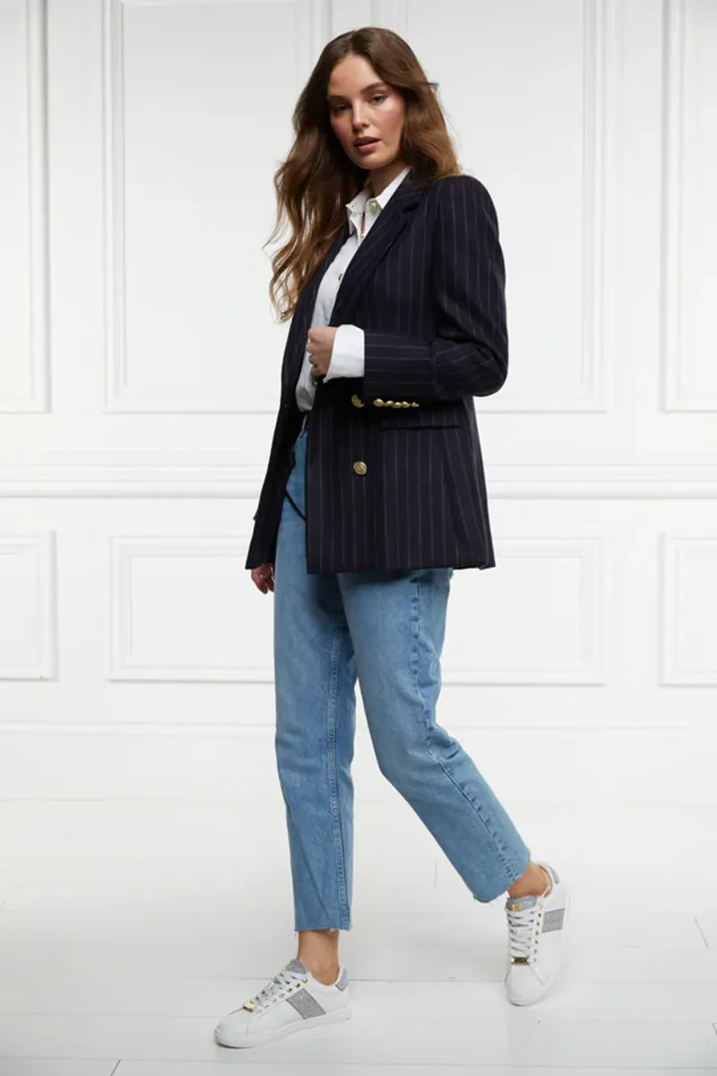 Holland Cooper Melissa V Neck Knit Ink Navy-4