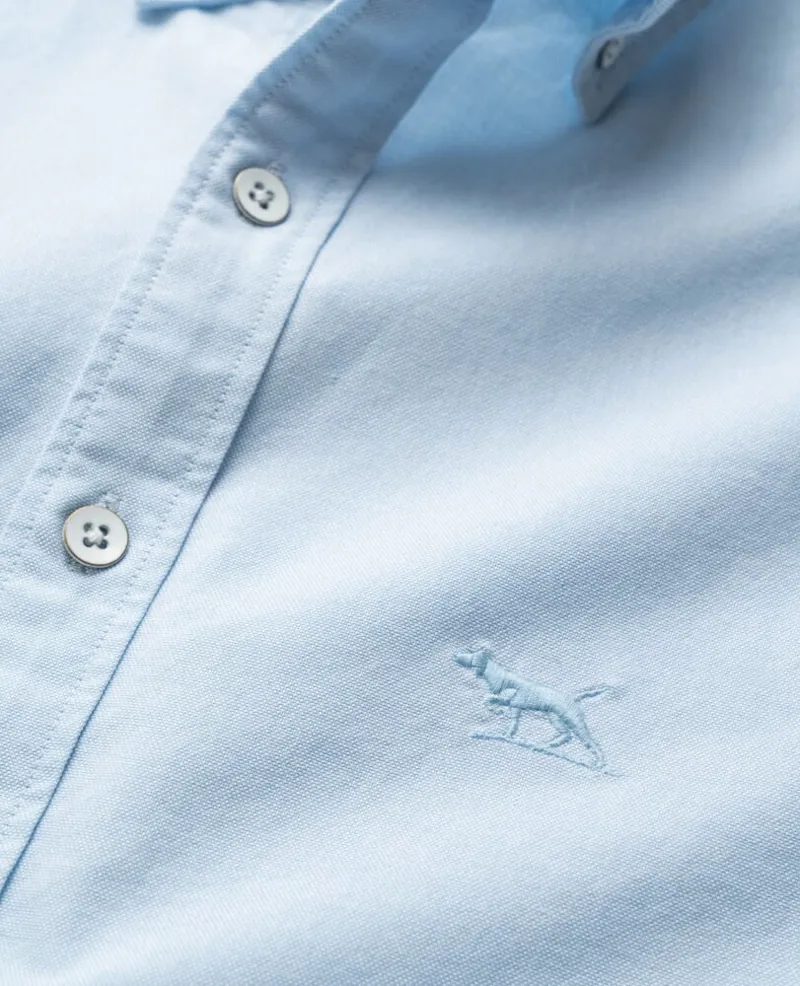 Rodd and Gunn Oxford Sports Fit Shirt in Powder Blue-4
