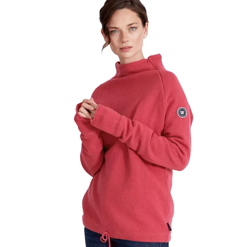 Holebrook Martina Ladies Wool Windproof Jumper Peony Pink