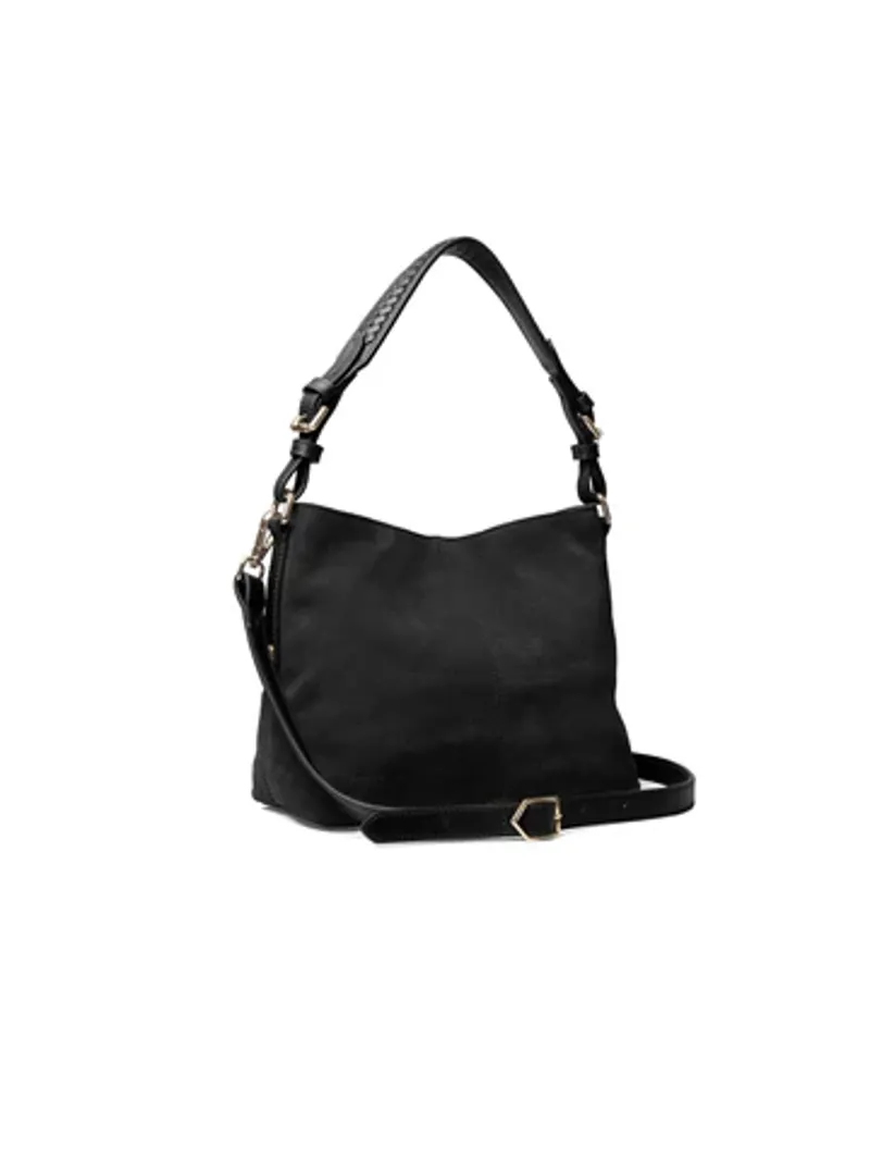 Fairfax and Favor Mini Tetbury Handbag Black Suede